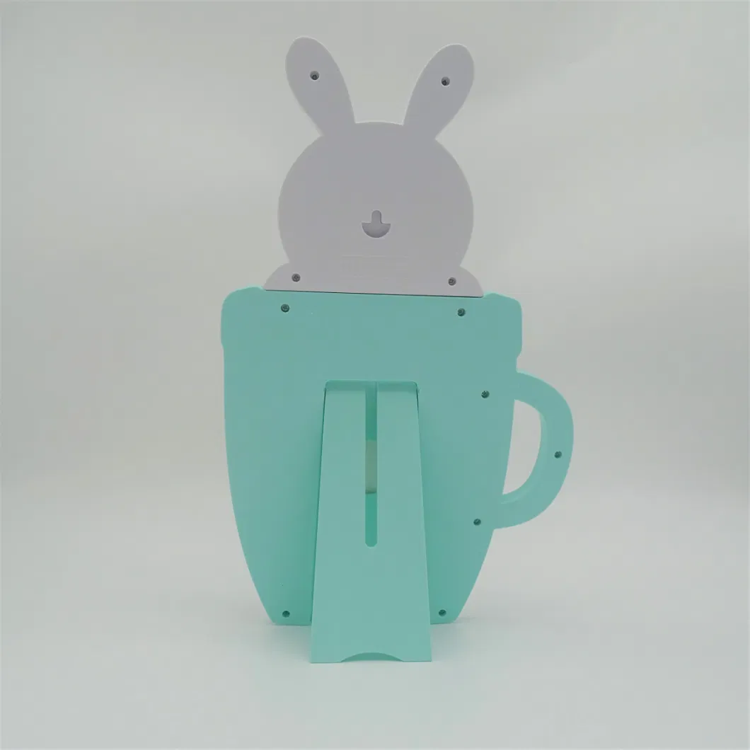 Baby Photo Frame Rabbit Cute Cartoon Dorable and Re-Usable Memorial Tablestop Standing Plastic Picture Frame