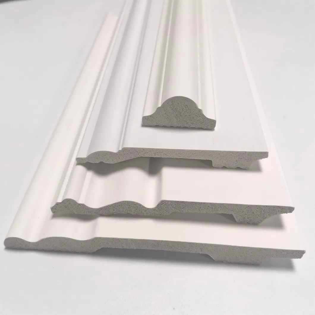 Waterproof White Foam Baseboard Skirting Wall Skirting Board Protectors Indoor Decoration