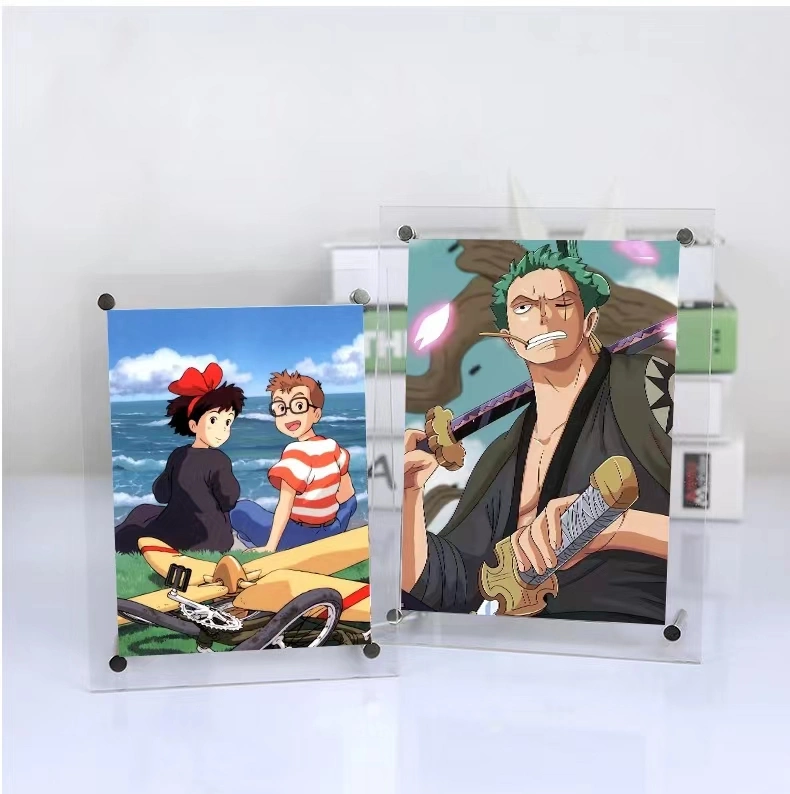 Square Clear Acrylic Magnetic Photo Frames