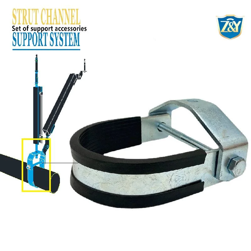 Heavy Duty Tube Hanger Galvanized Quick Release Pipe Clamps