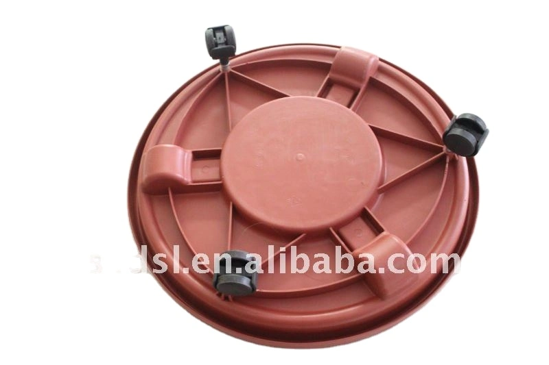 Round Plastic Tray with Wheels (HG-0830 SERIES)