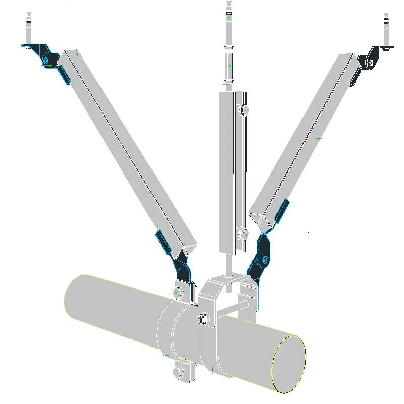 Double Vertical Horseshoe Clamp Hanger Series