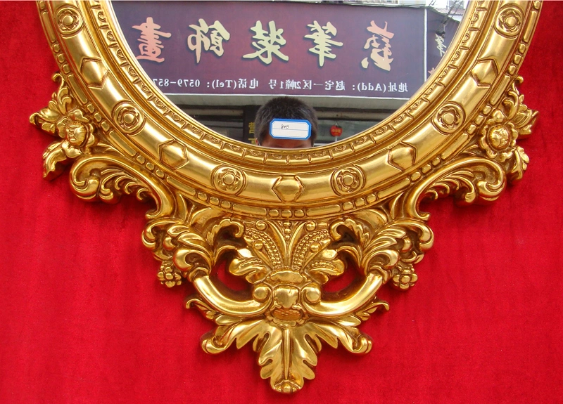 New Arrival Gallery Usage Royal Look PU Picture Painting Mirror Frame