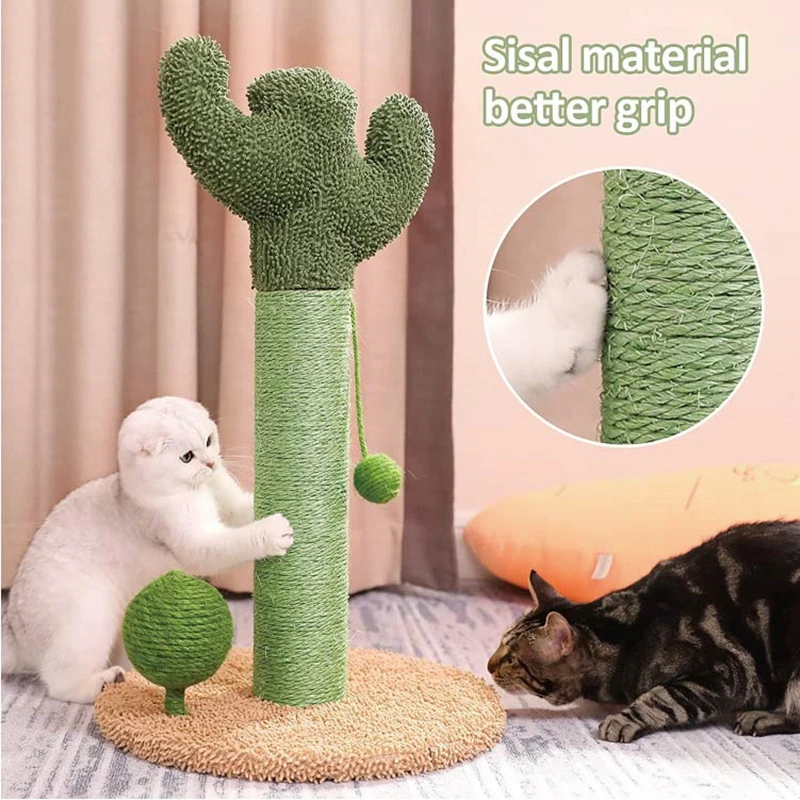 High Quality Sisal Durable Modern Cute Large House Post Cat Climbing Frame