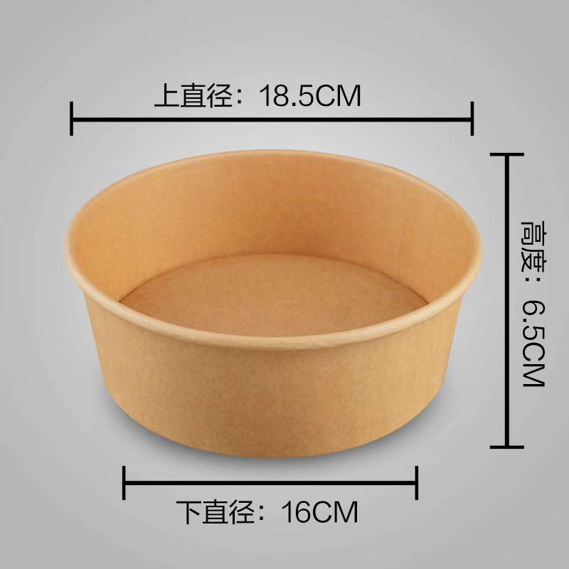 Paper Bowl for Hot Food Salad Soup Deli Fruit with Lids Grease Resistance Biodegradable Container Disposable Food Container Salad Bowl Lunch Box