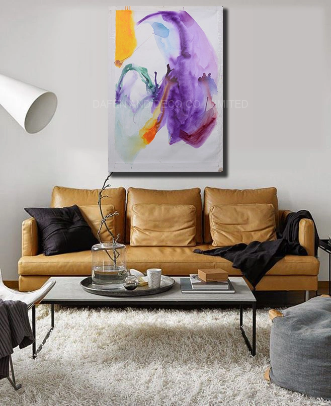 Abstract Handmade Watercolor Painting Wall Decorative Art