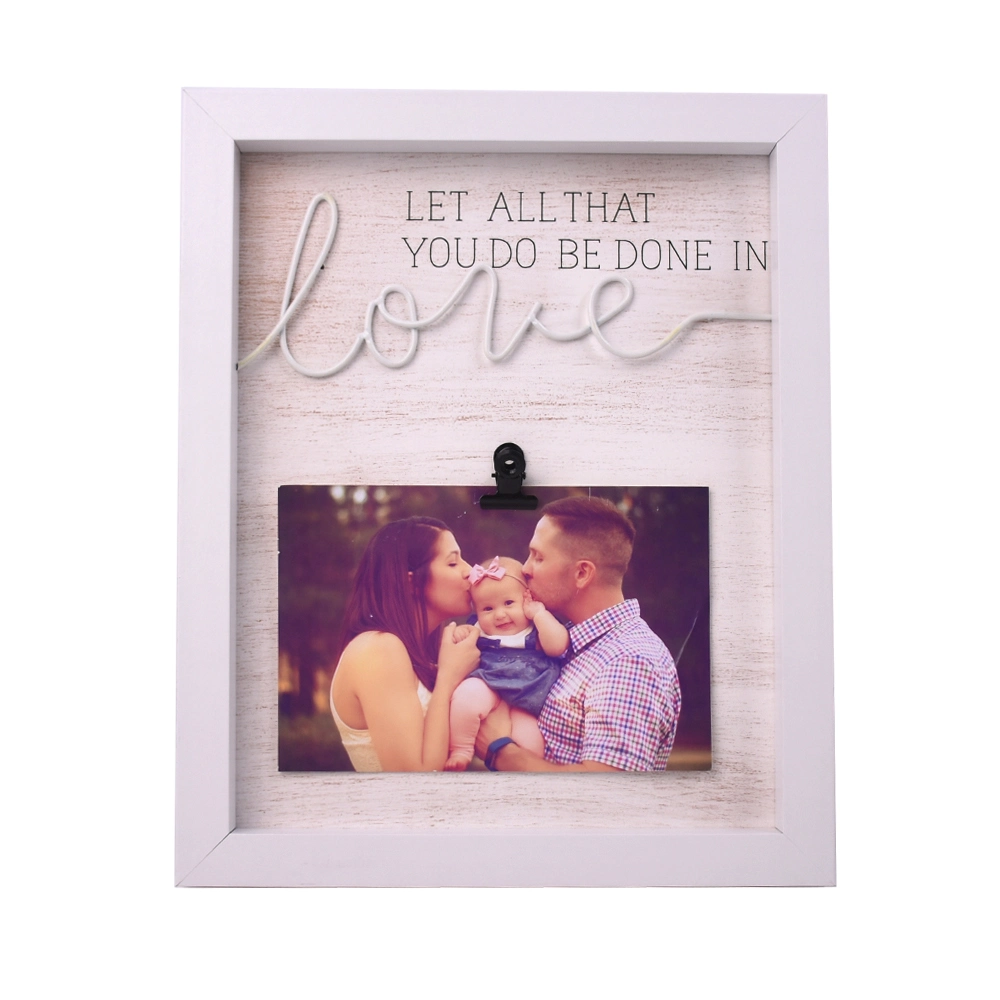 New Custom MDF Clip Photo Frame for Home Decoration