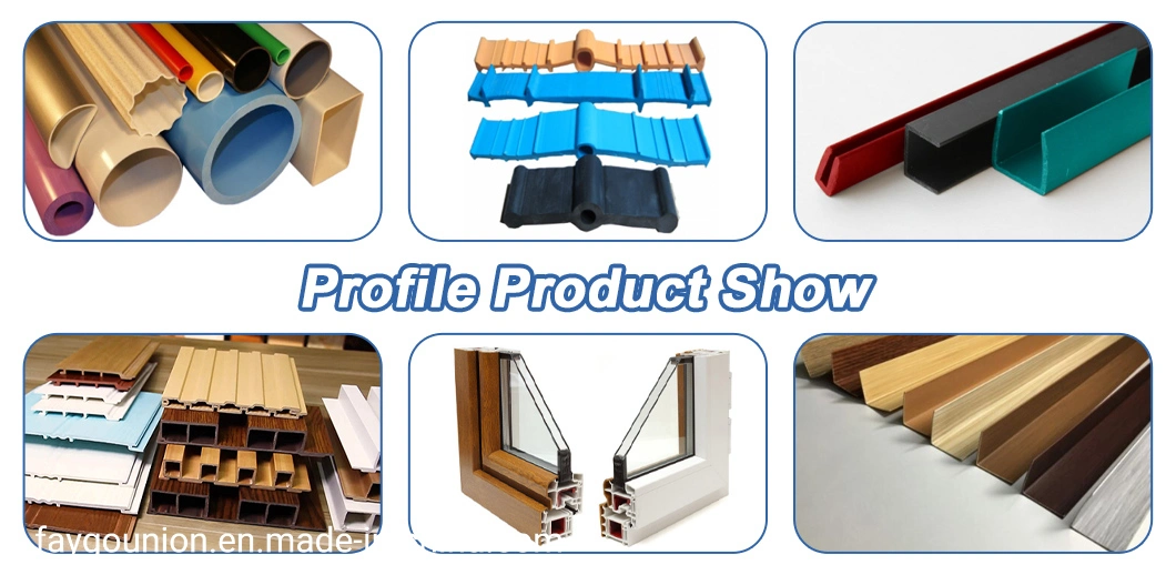 Wood Plastic Profile Co Extrusion PVC WPC Windows &amp; Door Frame Decking Sheet Wall Panel Floor Fence / PE Soft Waterproof Sealing Strip Extruder Making Machine