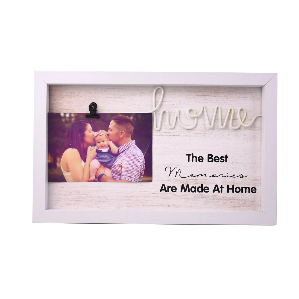 New Custom MDF Clip Photo Frame for Home Decoration