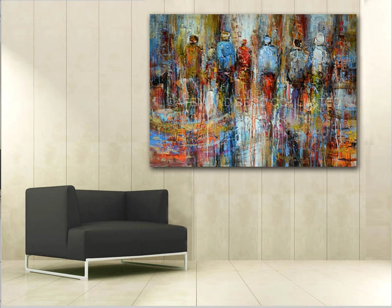 Impression New Design (DSC_4724) Handmade Oil Painting Wall Decorative Art