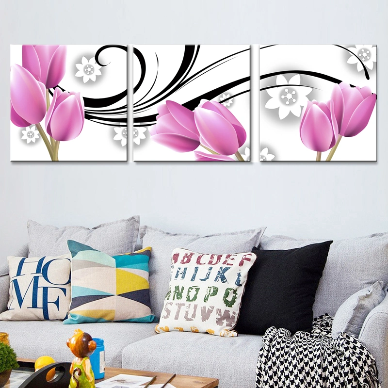 Wholesale HD Print on Canvas Wall Art Decorative Floral Design Canvas Painting