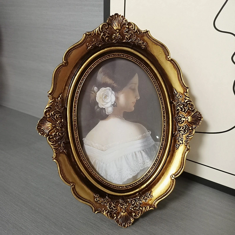 Baroque Home Decoration Custom Color Table Mini Resin Picture Photo Frame