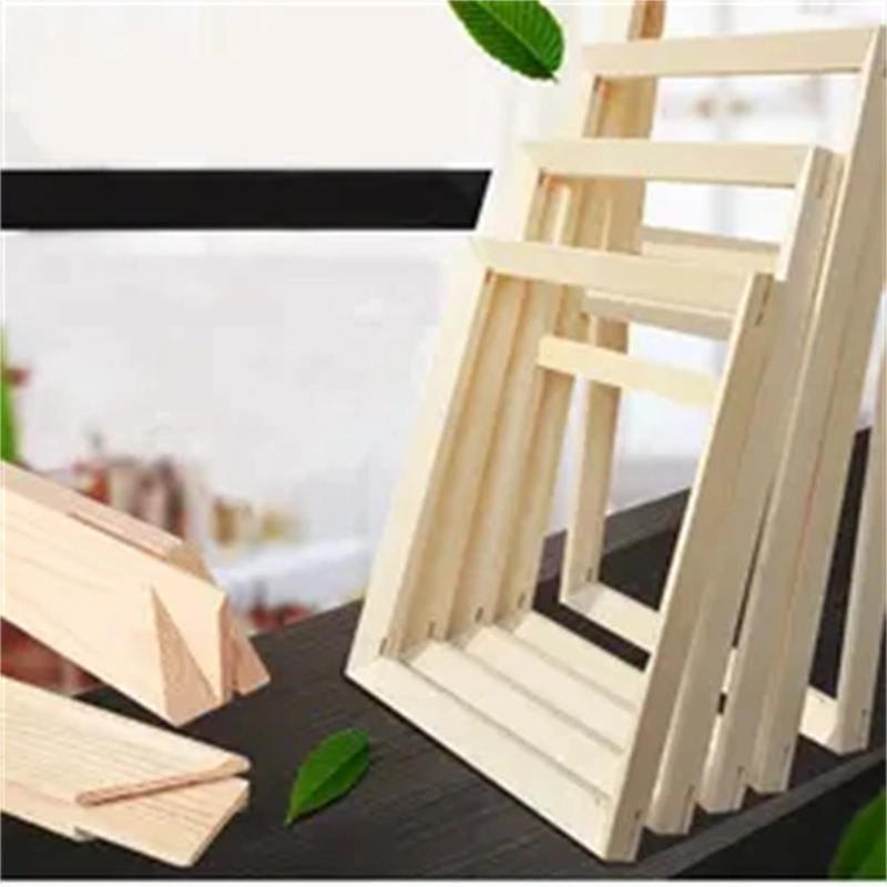 Pine Wood Solid Wooden DIY Stretcher Bar Canvas Frames