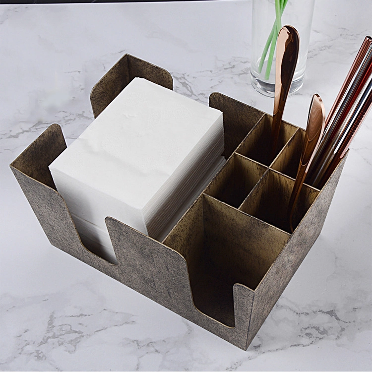 Gold Plated Stainless Steel Napkin Holder Metal Bar Caddy