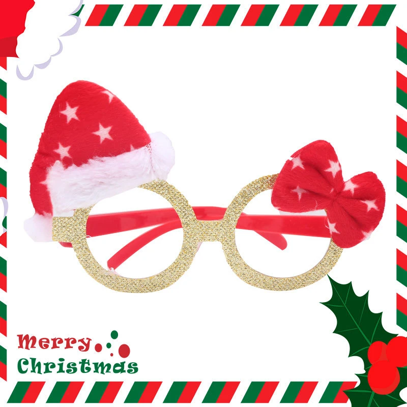 Christmas Decoration Glasses Children Snowman Eyeglass Frame