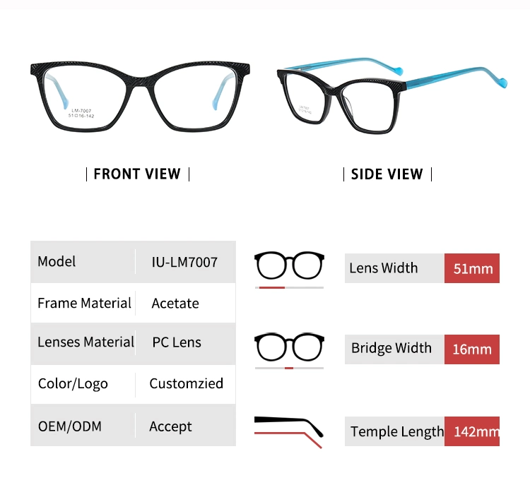 High Quality Assorted Acetate Eyewear Eyeglasses Frames