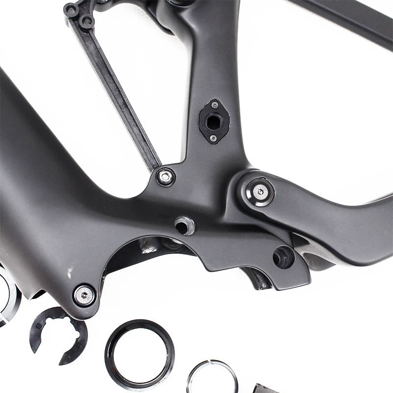 Unique Products to Sell Online 2023 29er Full Suspension Carbon Mountain Bike Frame Matte 29er/2.6&quot; Non Toxic Bafang M820