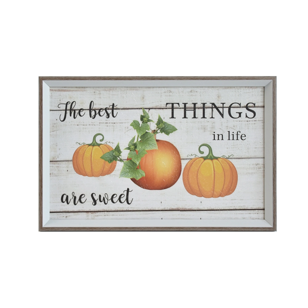 Harvest Plastic Printed Wall Sign, Wall Frame Decoration