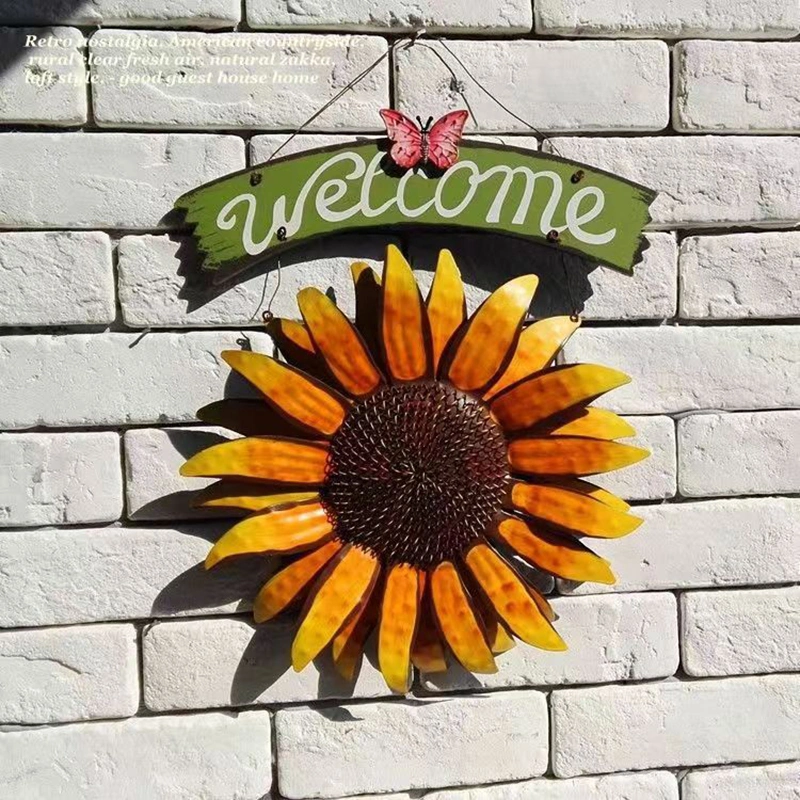 Elegant Cute Signs Welcome Sign for Front Door Funny Welcome-Ish Hanging Plaque Garden Decoration