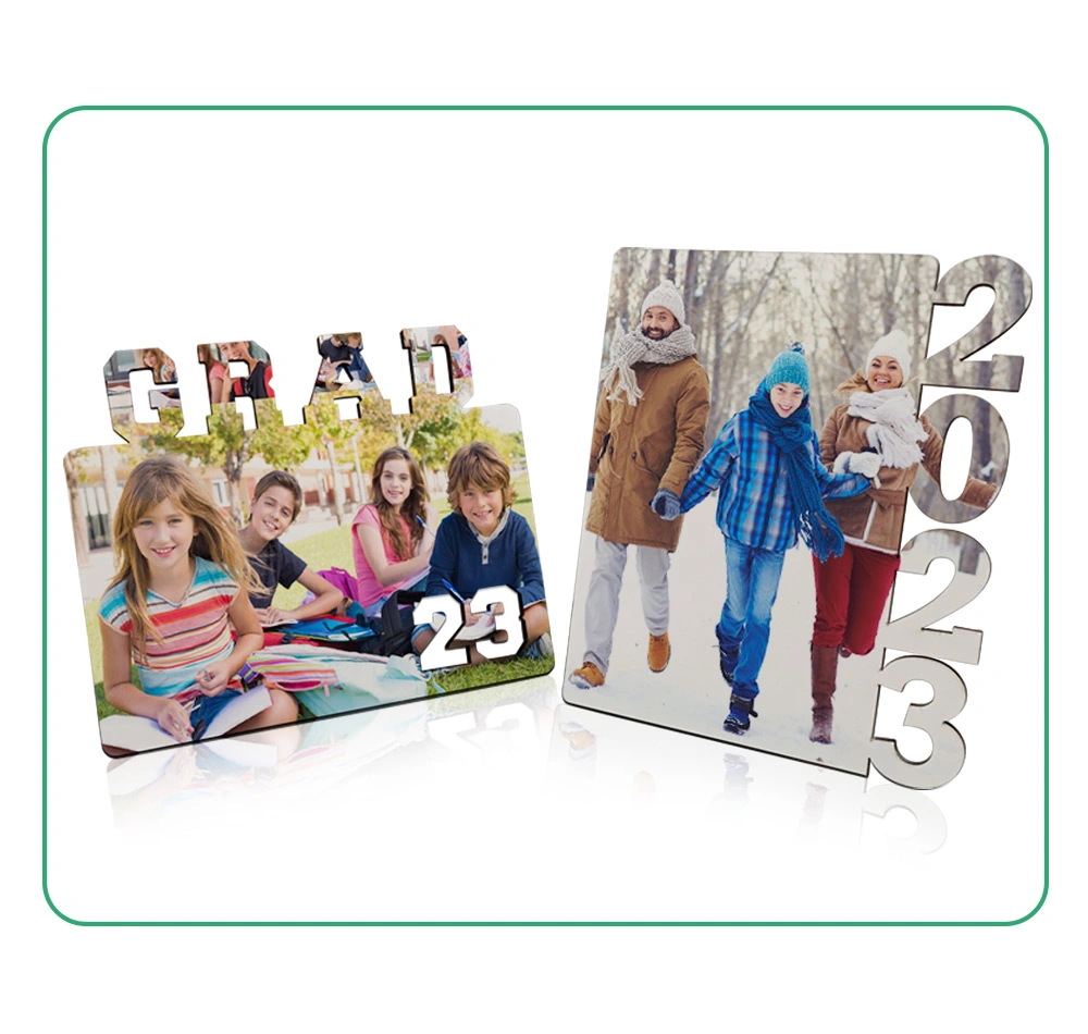 Sublimation Wooden MDF Photo Frame Panel with Cheer