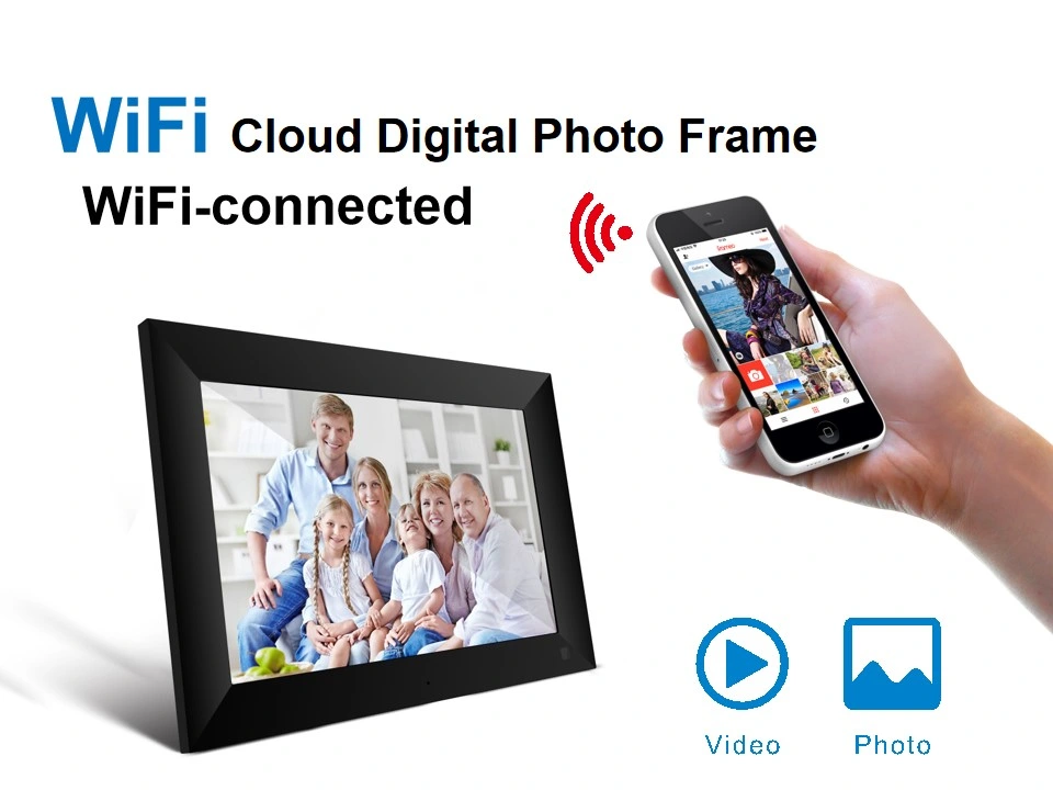 Multiple OSD Language and Sizes Touch Panel Cloud Sharing Photo Frames Set