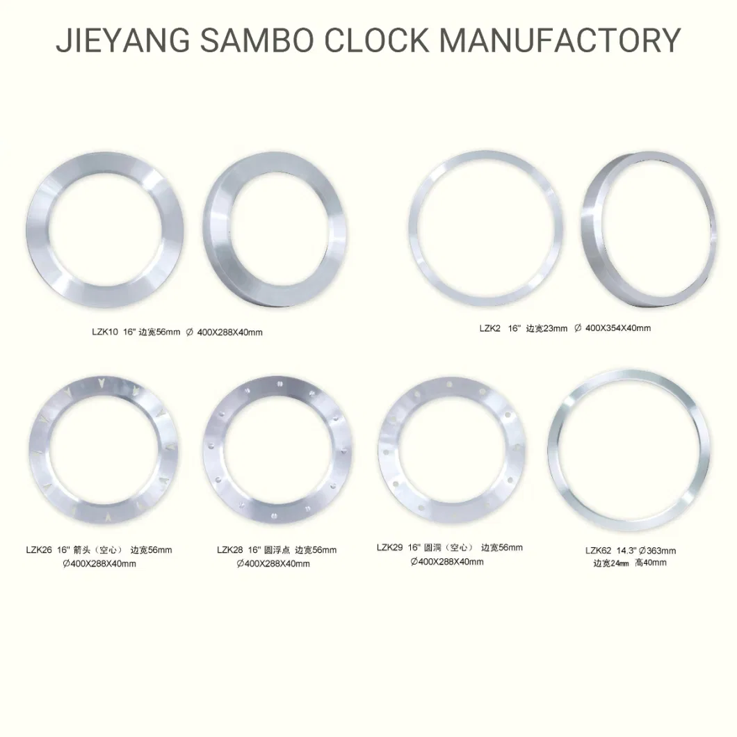 Multiple Types OEM Aluminum Clock Frame