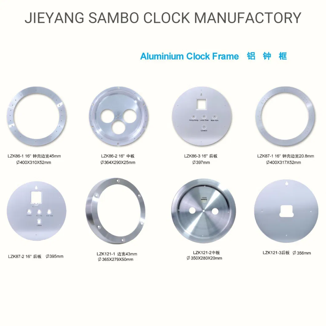 Multiple Types OEM Aluminum Clock Frame