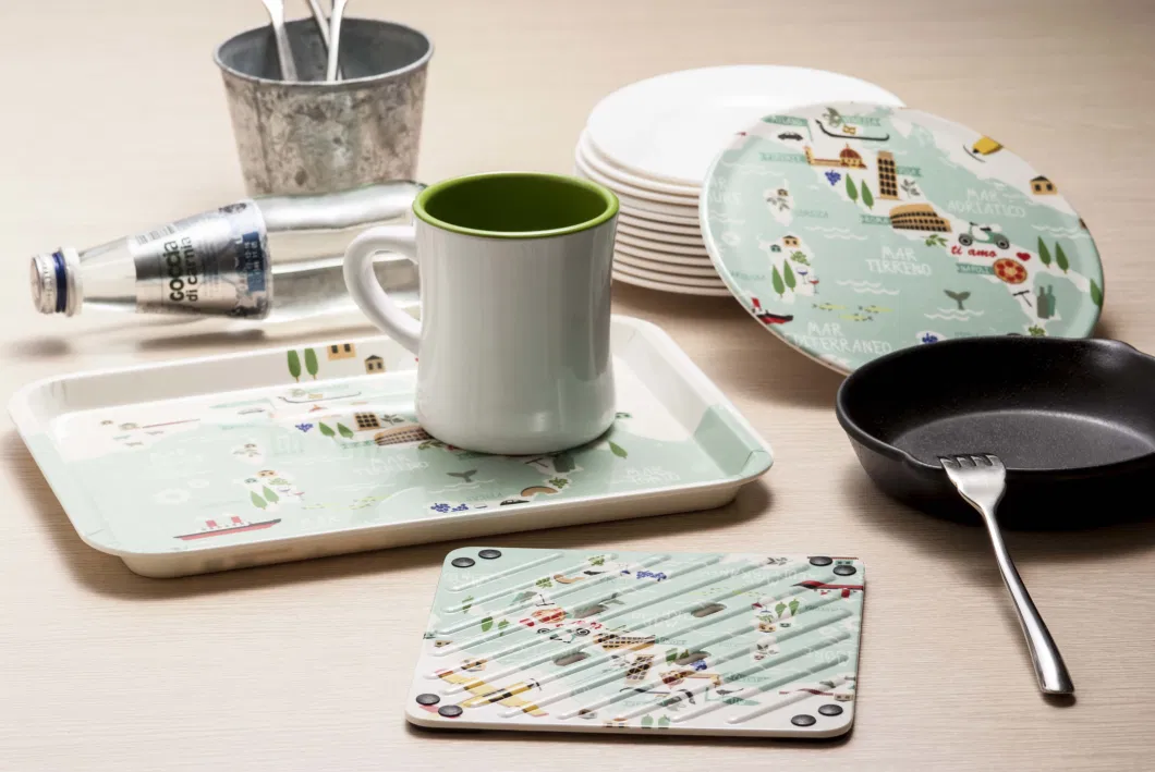 Melamine Plastic Tray Food Grade Melamine Serving Trays