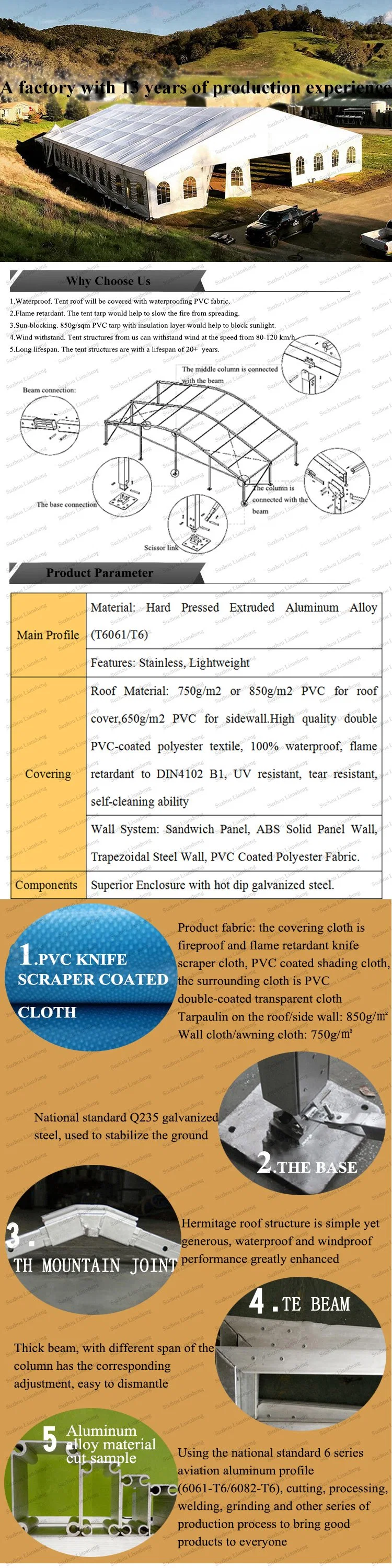 Original 4bt 6bt 6CT K19 K38 K50 Qsm11 Nt855 Cummins Injector Professional Tents Large Outdoor Cabana Frame PVC with Air Condition Sports Clear Tent