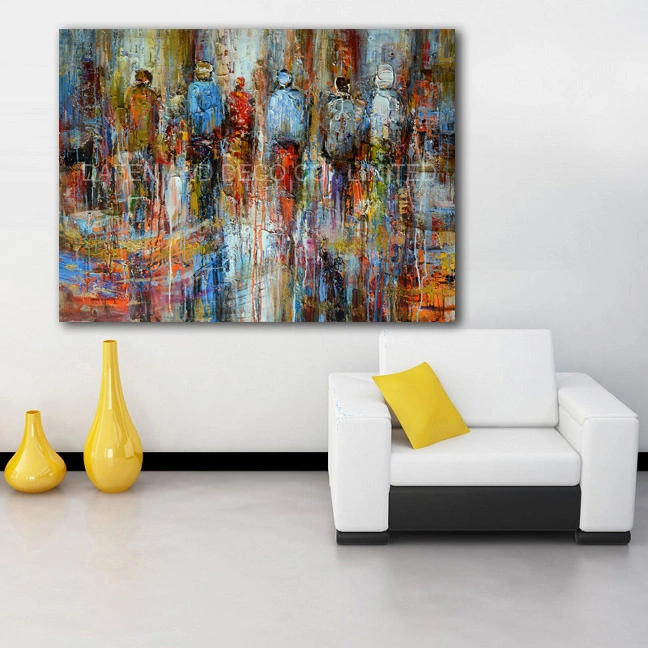 Impression New Design (DSC_4724) Handmade Oil Painting Wall Decorative Art