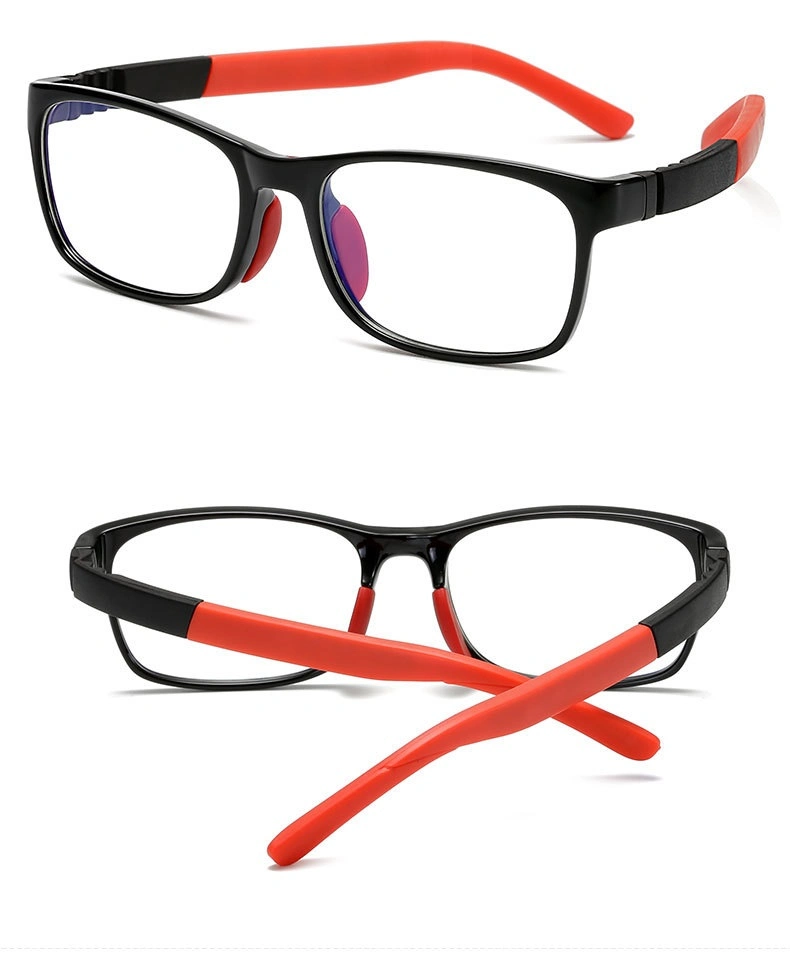 Removable Tr90 Silicone Kids Amblyopia Glasses Frame