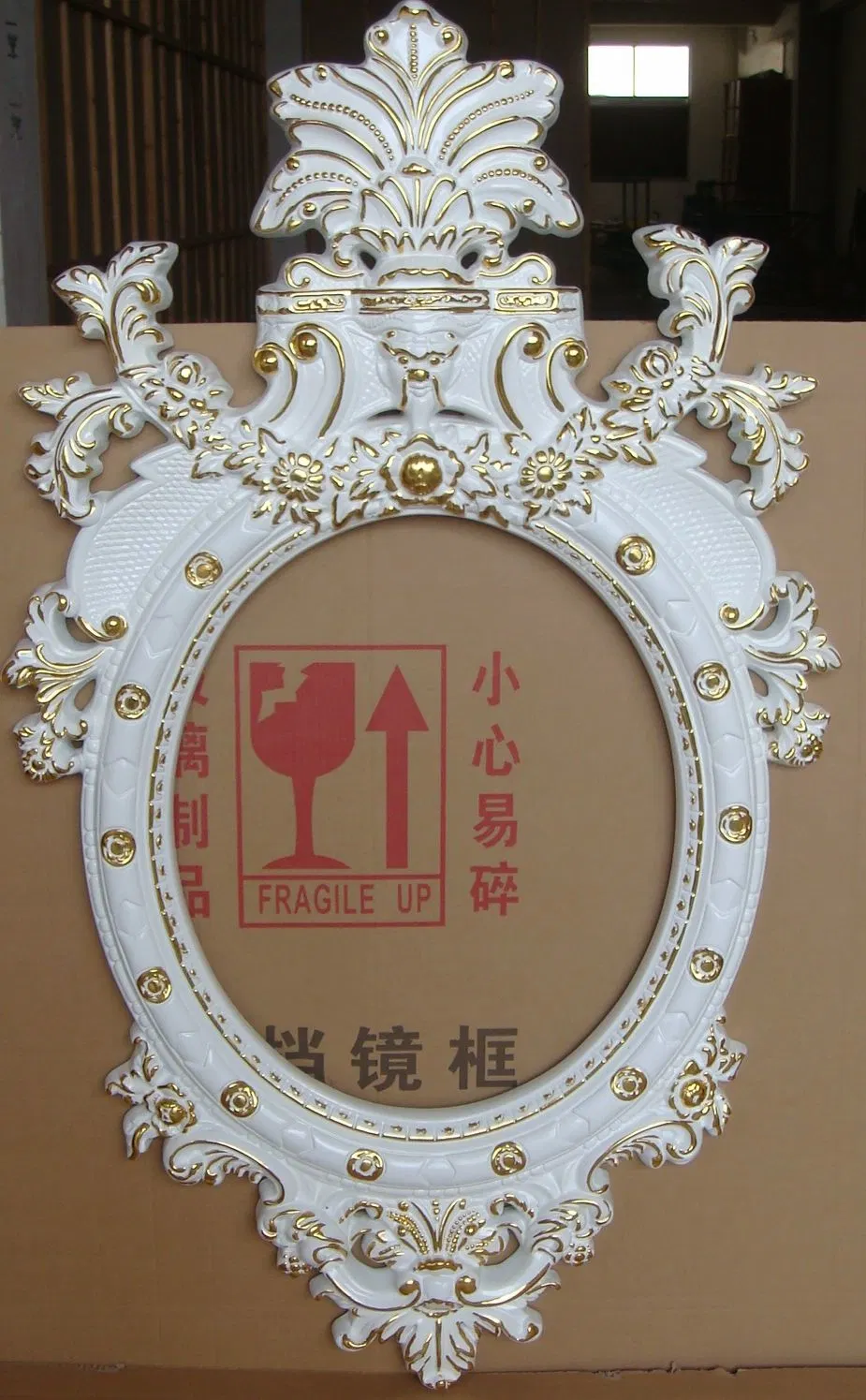 New Arrival Gallery Usage Royal Look PU Picture Painting Mirror Frame