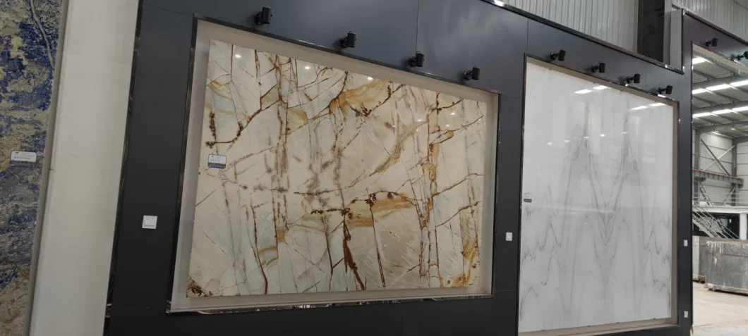 Marble Slate Chinese Landscape Painting Agate Natural Stone Suitable for Villa TV Background Wall Club