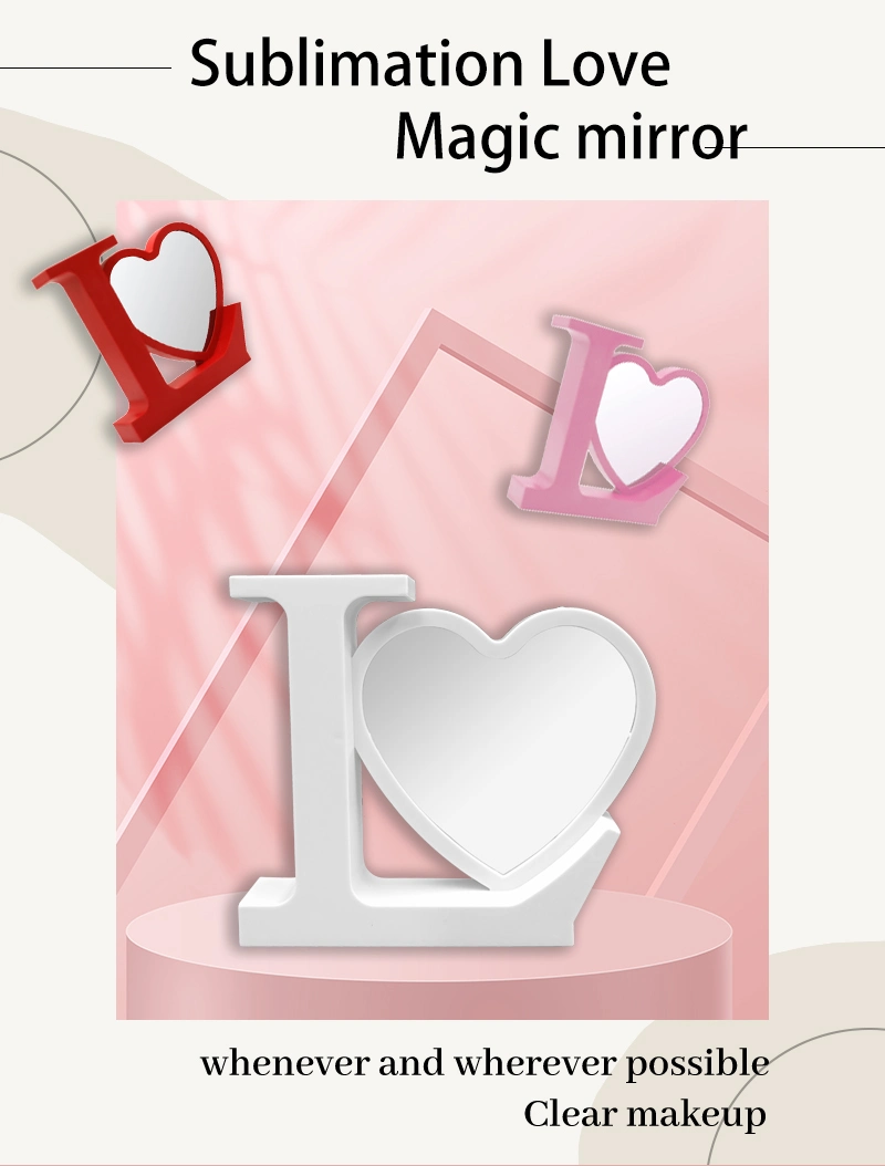 Hot Sales Sublimation Custom Acrylic Heart Photo Frame with Liquid