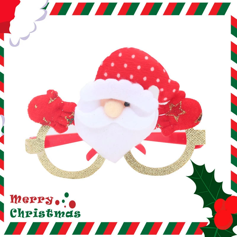 Christmas Decoration Glasses Children Snowman Eyeglass Frame