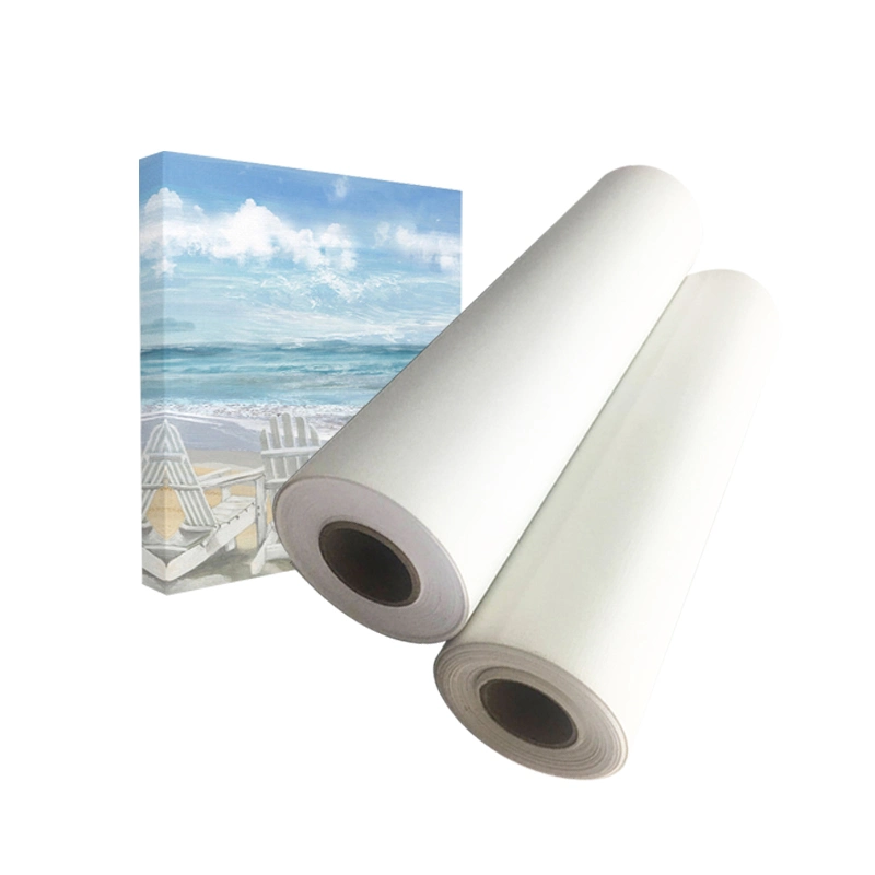 China Art Supplies 100% Cotton Rolled Canvas Print for Inkjet Printing