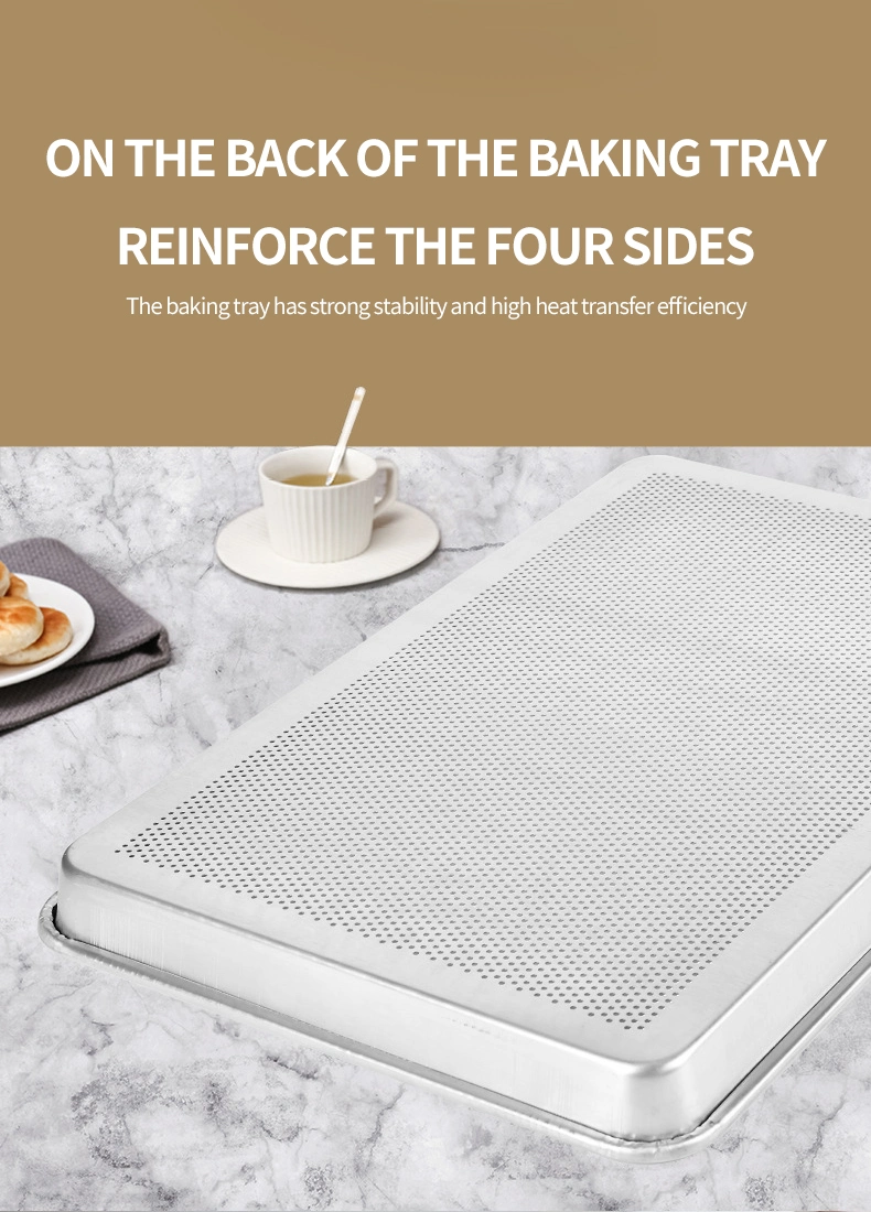 Premium Storage Rectangle Serving Tray for Baking Pan with Hollow Design Tray