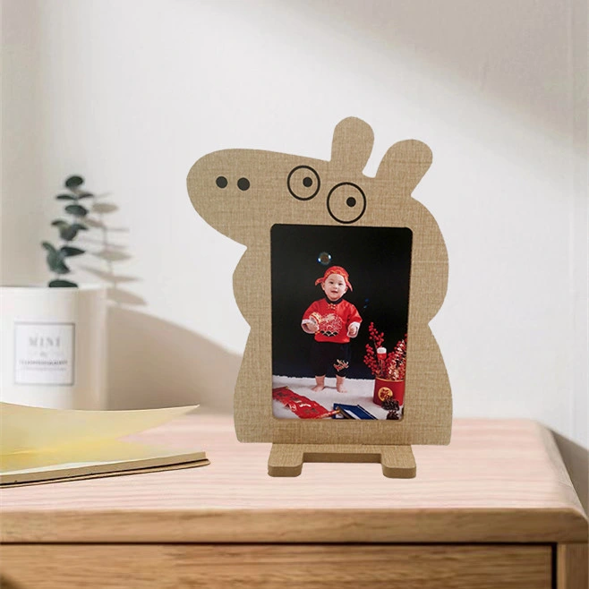 Cute Shape Painting Kids Wooden Photo Frames