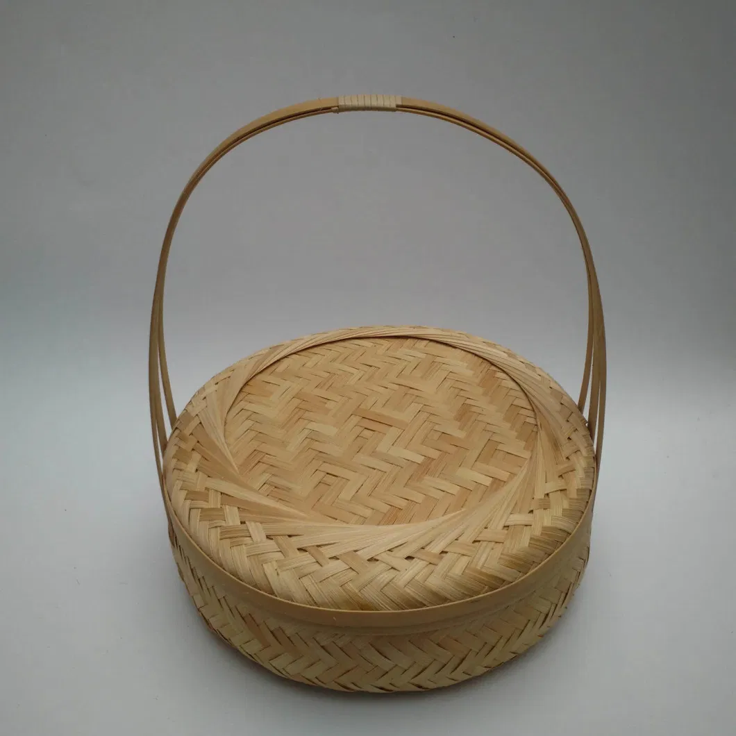 Cheap Woven Colored Wholesale Mini Bamboo Basket for Gift and Fruit Dates