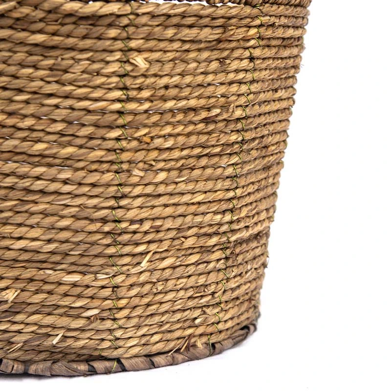 Set of 2 Wholesale Natural Large Seagrass Woven Storage Basket