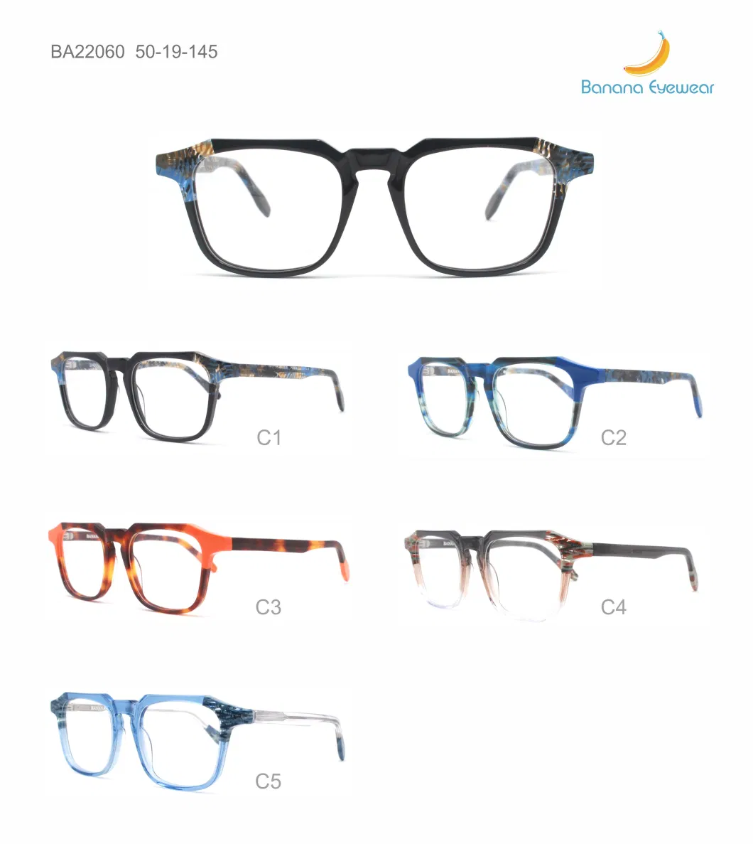 Acetate Sheet High Quality Unique Lamination Optical Eyeglass Frame