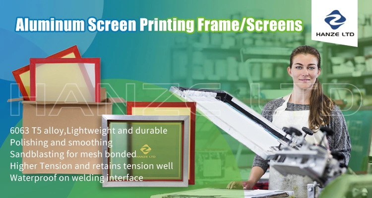 Degravant Emulsion Screen Printing Aluminum Canvas Frame with Logo