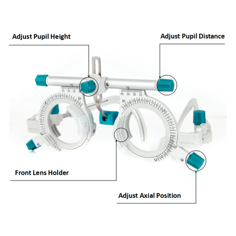 Optical Trial Glasses Ophthalmic Trial Clips Optometry Progressive Trial Lens Frames