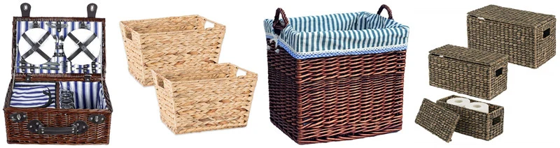 Extra Large Storage Baskets Cotton Rope Basket Laundry Basket Hamper