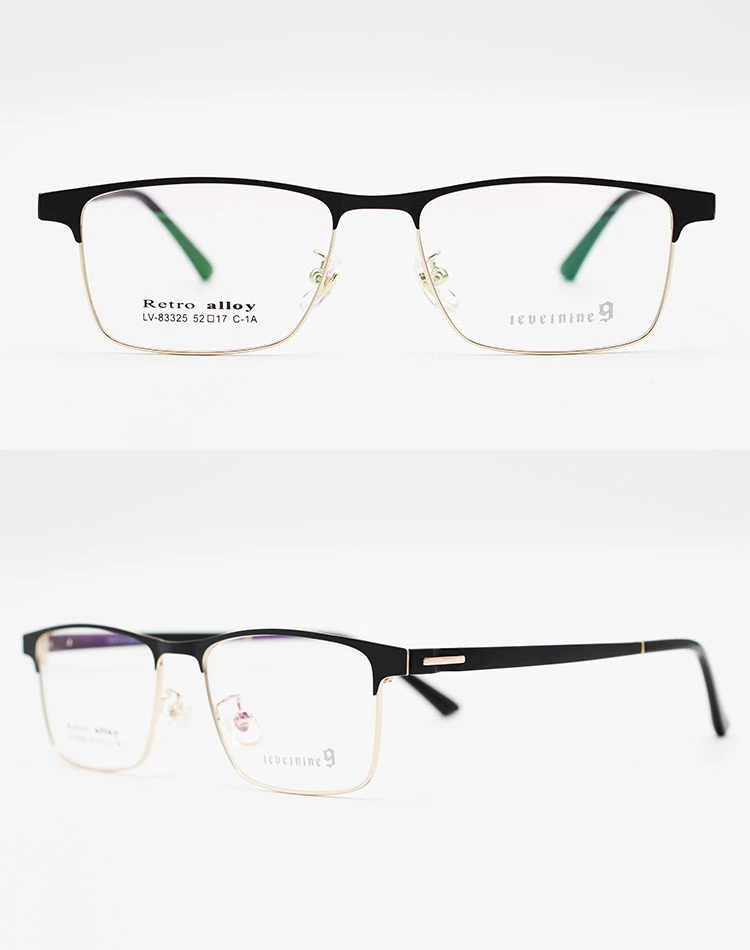 Trendy Unique Retro Mens Rectangle Clear Glasses Frames