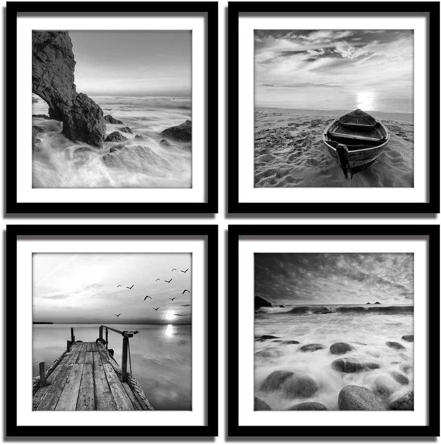 High Quality Hand Made Beach Seascape 3D Painting Canvas for Sale