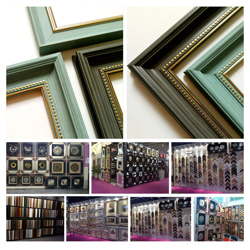 European-Style Floating Frame Oil Painting Decor PS Frame Luxury Vintage Photo Picture Frames