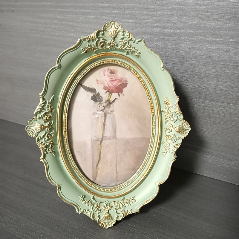 Baroque Home Decoration Custom Color Table Mini Resin Picture Photo Frame