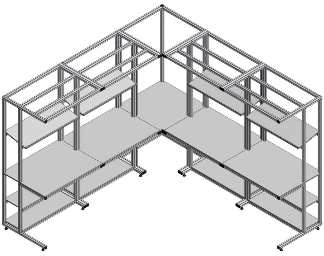 6063 Aluminium Profile 40X40 Aluminum Frame