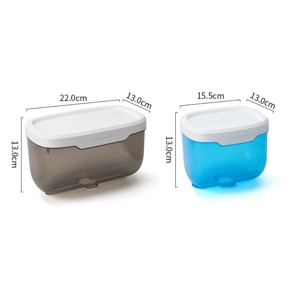 Wall Mounted Toilet Storage Case Bathroom Clear Shelf Tissue Box Waterproof Paper Roll Holder Bl23197